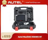 Autel MaxiDAS DS808S-BT Auto Diagnostic Tool Oil Reset EPB SAS BMS DPF Bi-directional Active Tests
