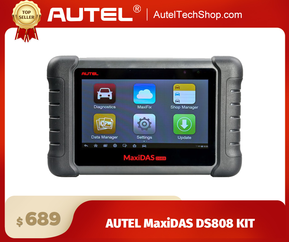 Autel Full Set OBDII Cables and Connectors Kit for DS808/MK808
