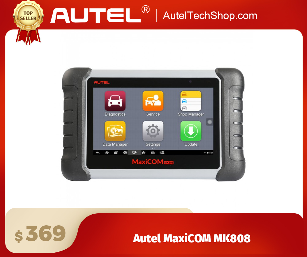Autel MaxiCheck MX808 All Systems & All Service Diagnostic Scanner Tab -  Tire Supply Network