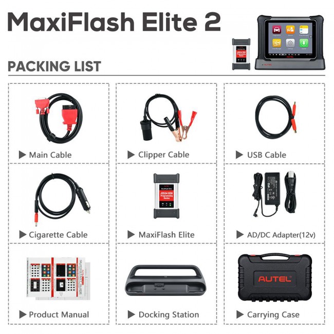 2024 Autel Maxisys Elite II Diagnostic Tool with J2534 ECU Programmer Upgraded Version of Maxisys Elite
