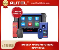 [US/EU Ship] Autel MaxiIM IM508S Advanced Key Programming Tool Plus XP400 Pro with G-BOX3 and APB112 with 1 More Year Update