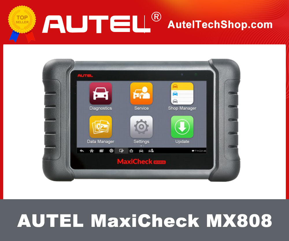 100% Original Autel MaxiCheck MX808 All System Diagnostic & Service Tablet Scan Tool Support IMMO TPMS Update Online (Advanced MD808 Pro Same MK808)