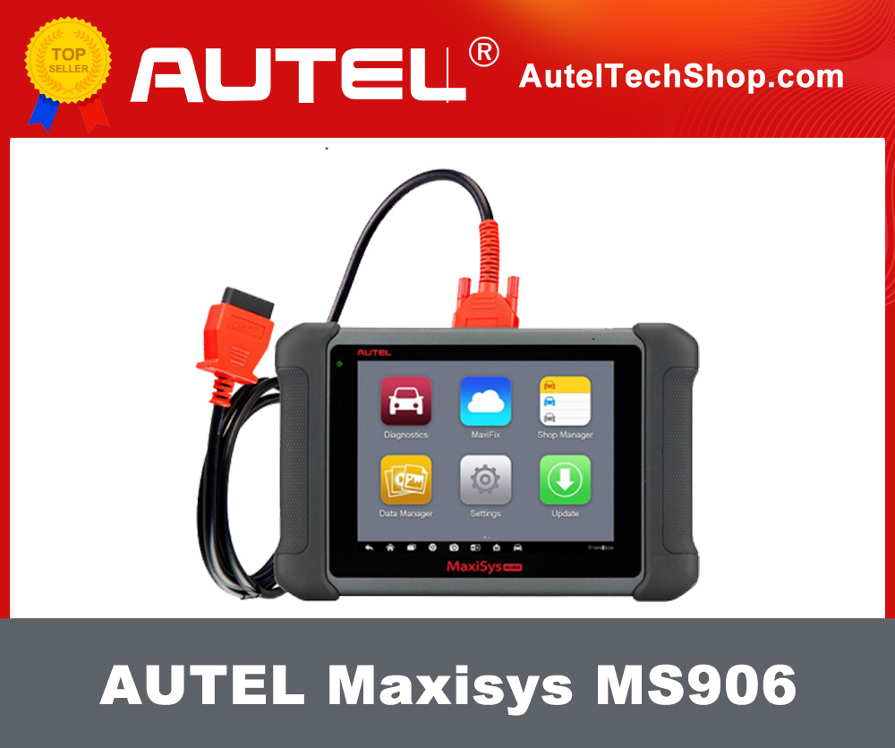 [US/UK Ship]Autel Scanner Maxisys MS906 Automotive Diagnostic Scan Tool (Advanced Version of MaxiDAS DS708 DS808)