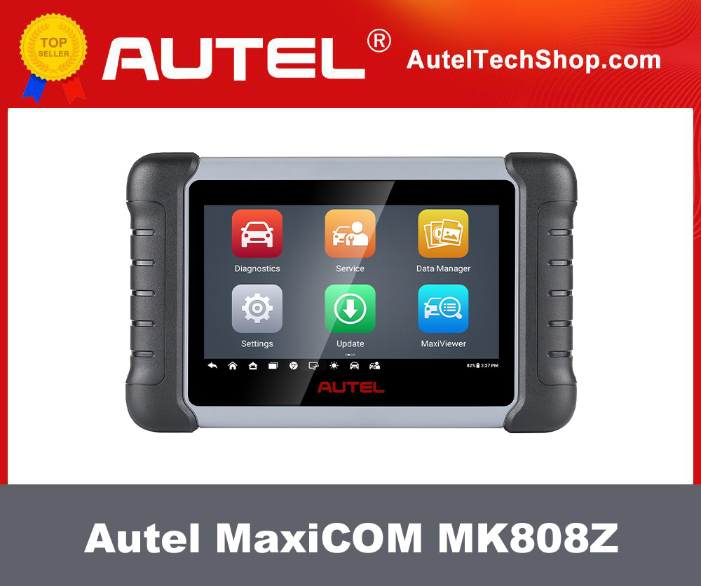 2023 New Autel MaxiCOM MK808Z Bi-Directional Full System Diagnostic Scanner with Android 11 Operating System Upgraded Version of MK808/MX808