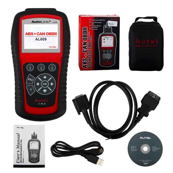 Autel AutoLink AL609 ABS CAN OBDII Diagnostic Tool Free Shipping