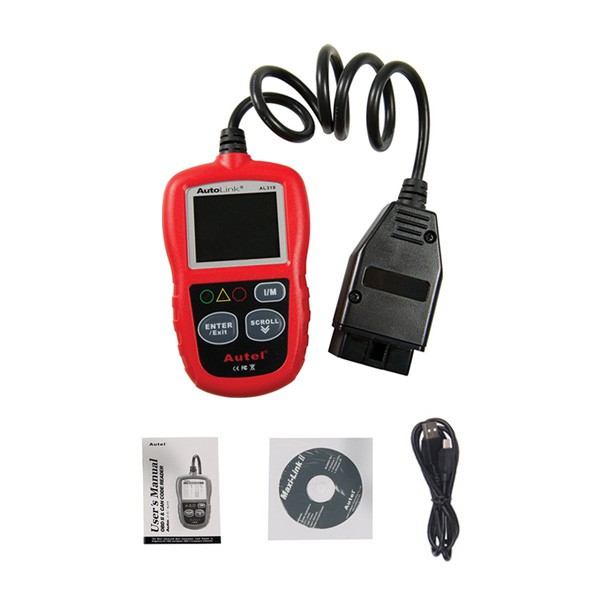Autel AutoLink AL319 OBDII & CAN Code Reader Free Shipping From US