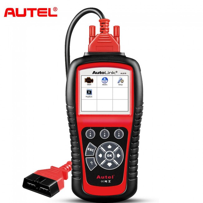 Autel AutoLink AL619 OBD2 Fault Code Reader ABS SRS Car Diagnostic Scanner ML619 