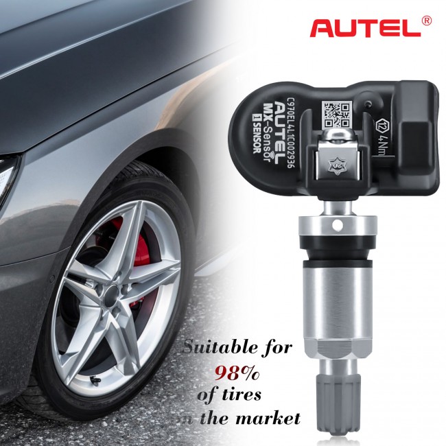 100% Original Autel MX-Sensor 2 in 1 (315MHz + 433MHz) Universal Tyre Pressure Programmer Works for TS601 TS408 TS508 TS608