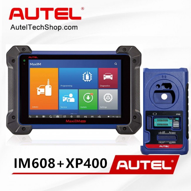 [2 Years Update free]Autel MaxiIM IM608 Automotive OBD2 Scanner with XP400 and MaxiFlash ECU Reprogrammer IMMO & Key Programming & ECU Coding