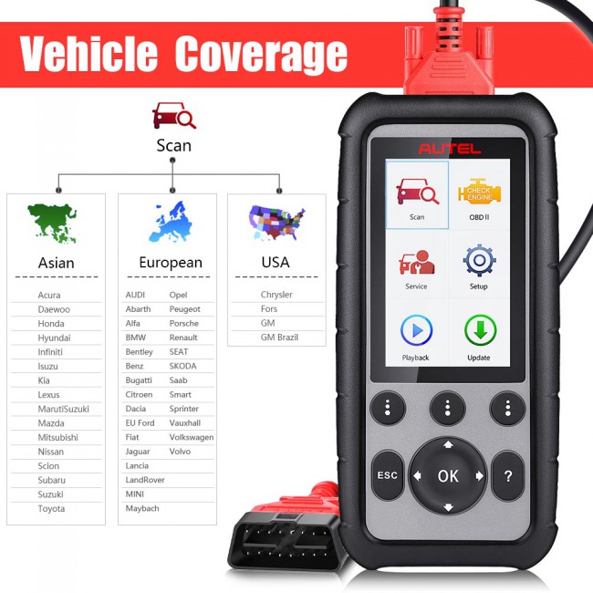 [Ship From US/UK]100% Original Autel MaxiDiag MD806 Pro Full System Diagnostic Tool As Same As Autel MD808 Pro