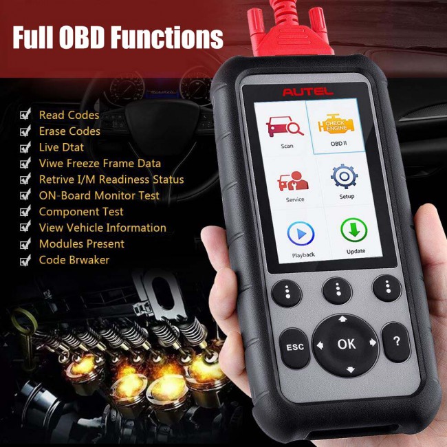 [Ship From US/UK]100% Original Autel MaxiDiag MD806 Pro Full System Diagnostic Tool As Same As Autel MD808 Pro