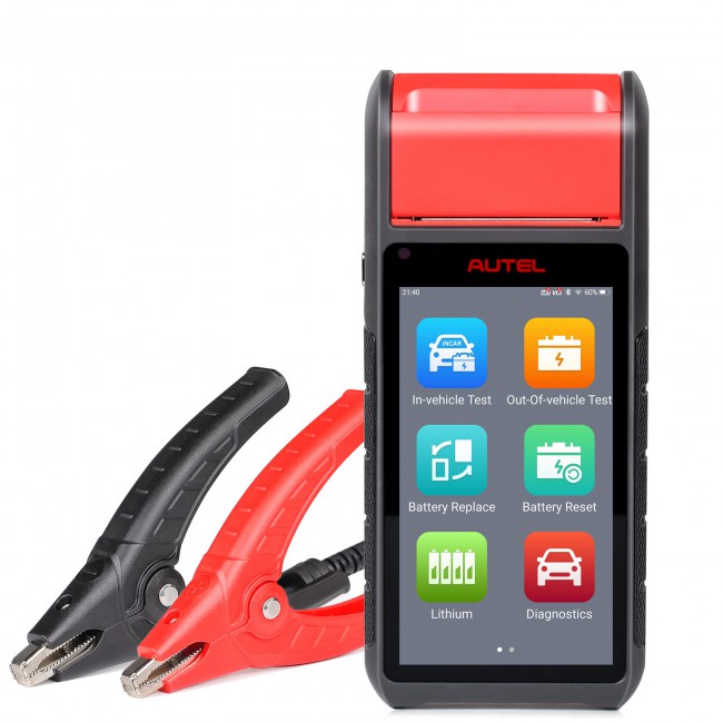 2023 New Autel MaxiBAS BT608E12V Battery Tester All System Electrical System Analyzer Built-in Thermal Printer Touchscreen