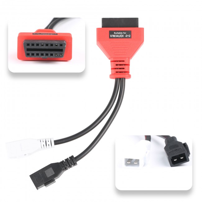Autel Full Set OBDII Cables and Connectors Kit for DS808/MK808/MP808 (Only Cables and Connectors)