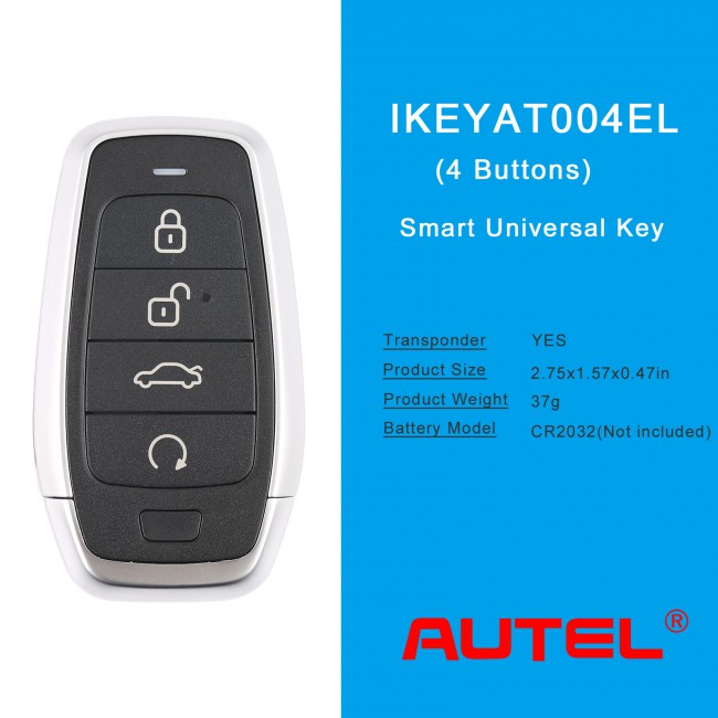 AUTEL IKEYAT004EL Independent 4 Buttons Key 10pcs/lot