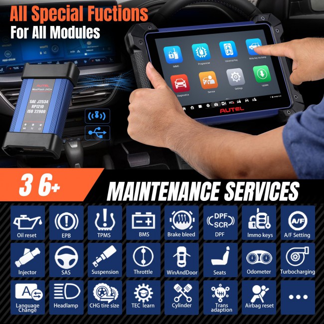 2023 Autel MaxiIM IM608 (Pro) II Automotive All-In-One Key Programming Tool Get 2 PCs Smart Key Watch for free, 1 Year Free Update