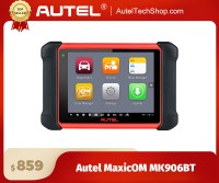 Autel MaxiCOM MK906BT OBD2 Diagnostic Scanner with Bluetooth VCI Box Multi-Language Upgraded Version of Maxisys MS906BT
