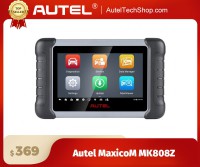 Autel MaxiCOM MK808Z Bi-Directional Full System Diagnostic Scanner with Android 11 Operating System Upgraded Version of MK808/MX808