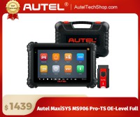2024 New Autel MaxiSYS MS906 Pro-TS OE-Level Full Systems Diagnostic and TPMS Relearn Tool with Complete TPMS + Sensor Programming