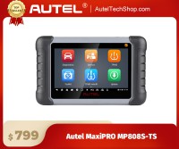 Original Autel MaxiPRO MP808S-TS Diagnostic Tool Support Oil Reset/ DPF/ TPMS/ ABS/ SRS/ EPB 2 Years Update free