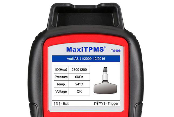 Autel MaxiTpms TS408 Display