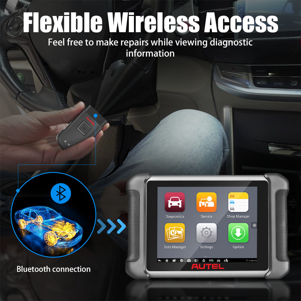 Autel MaxiSYS-VCI100 Compact Bluetooth Vehicle Communication Interface Only  for Autel MS906BT