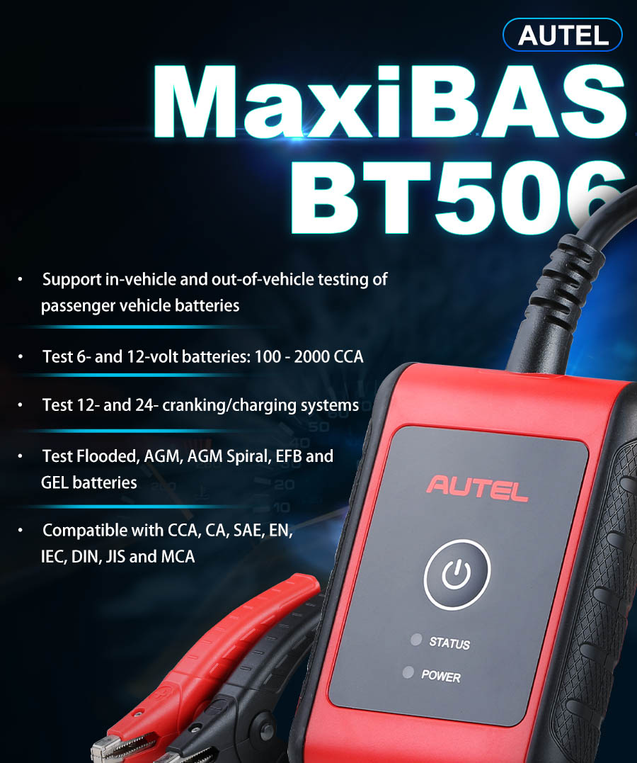 AUTEL MaxiBAS BT506