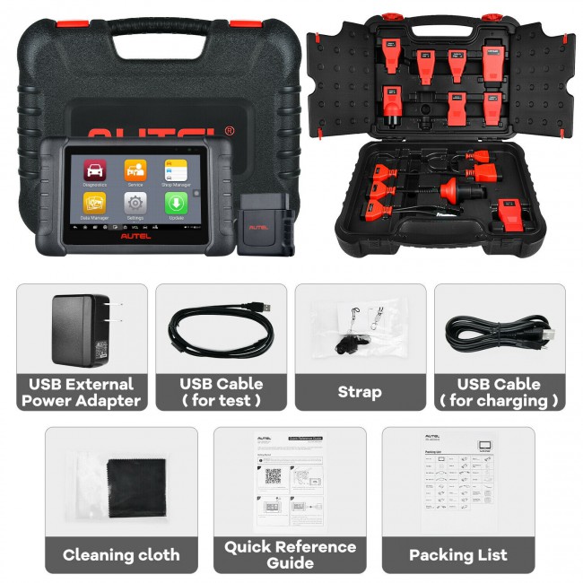 2024 Autel MaxiPRO MP808BT PRO Automotive Diagnostic Tool Bi-Directional MaxiVCI MiNi WiFi (Upgraded of MP808 DS808) 2 Years Update Free