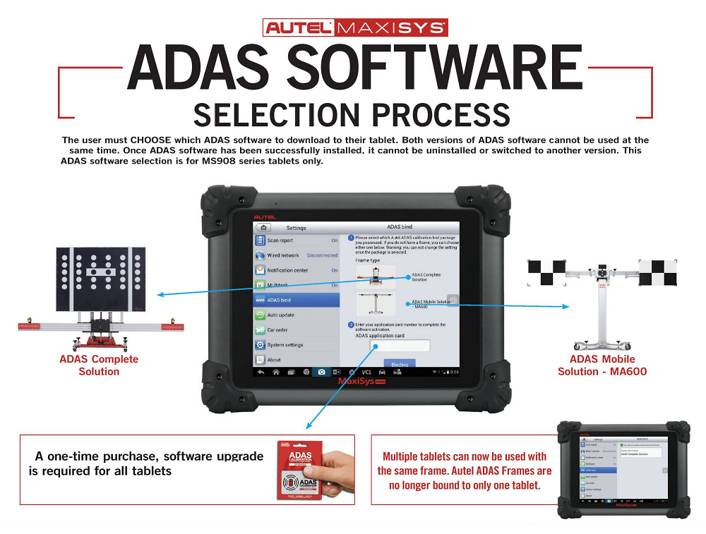 Autel MaxiSys ADAS Software Upgrade for MS908 and Elite Series