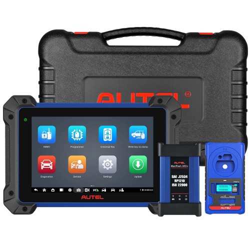 Autel MaxiIM IM608 (Pro) II Automotive Key Programming Tool plus IMKPA Accessories Kit, APB112 Key Simulator and G-Box3 Adapter Bundle